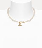  Vòng Cổ Nữ Vivienne Westwood Lucrece Pearl 'Gold' 