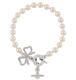  Vòng Tay Nữ Vivienne Westwood Rigoberta Pearl 'Silver' 