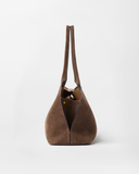  Túi Nữ Versace Vivian Suede East/West Shoulder Bag 'Brown' 