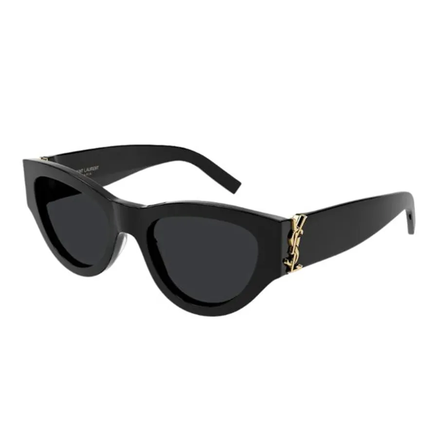  Kính Nữ Saint Laurent Rectangular Sunglasses 'Black' 