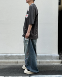  Áo Maison Mihara Yasuhiro Embellished Sticker T-shirt 'Black' 