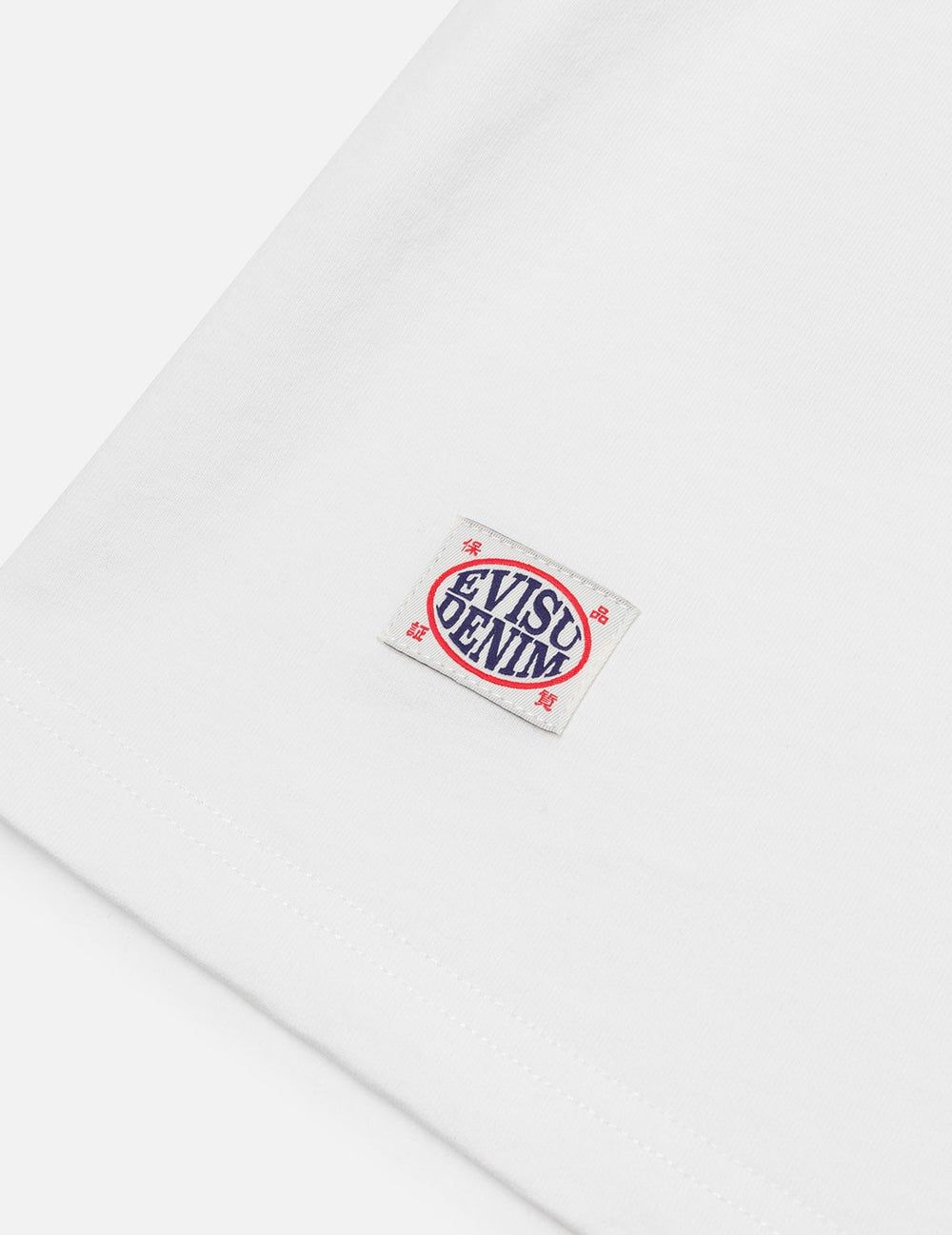  Áo Evisu Twisted Rope Daicock Anchor Print 'White' 