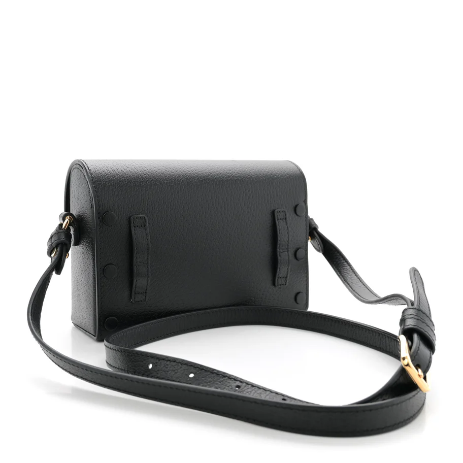  Túi Nữ Gucci Calfskin Horsebit 1955 Shoulder Bag 'Black' 