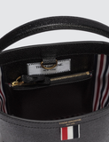  Túi Nữ Thom Browne Sand Bucket Bag In Pebble Grain 'Black' 