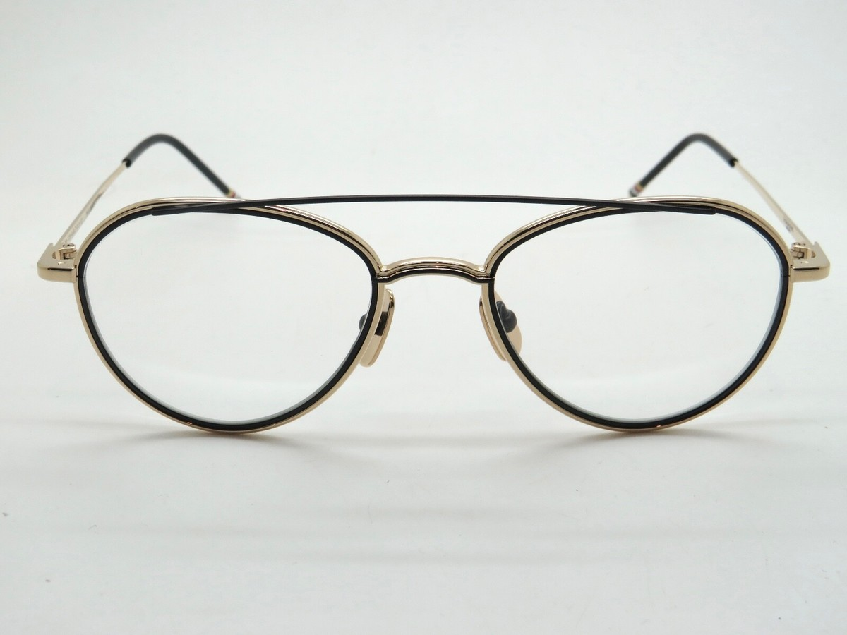 Kính Thom Browne Aviator-Frame Optical 'Black Gold' TB109-AGLDBLK