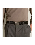  Thắt Lưng Nam MontBlanc Leather Belt 'Black' 