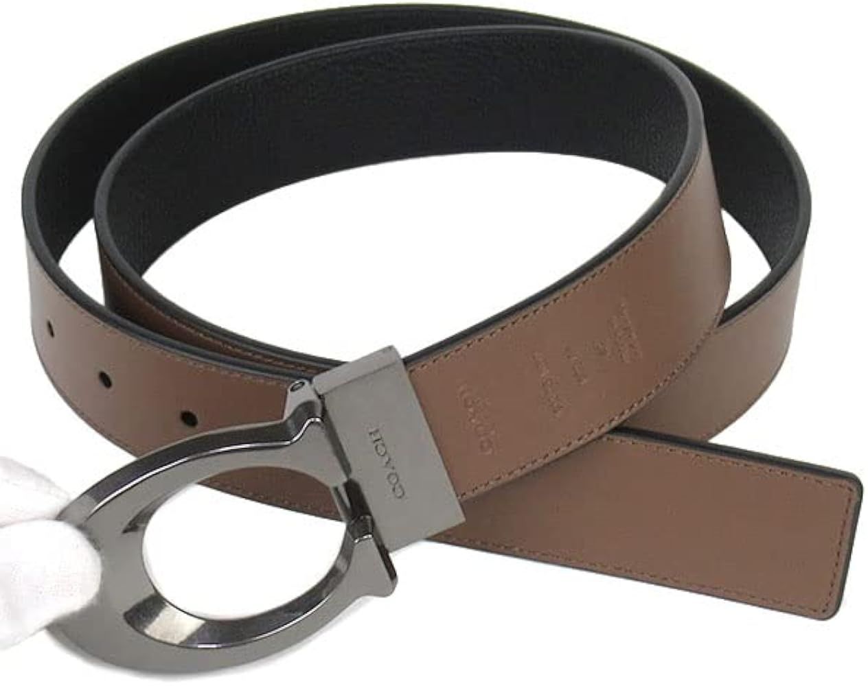  Thắt Lưng Coach Reversible Belt 'Black Brown' 