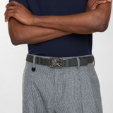  Thắt Lưng Nam Burberry Check Rider Belt 'Black' 