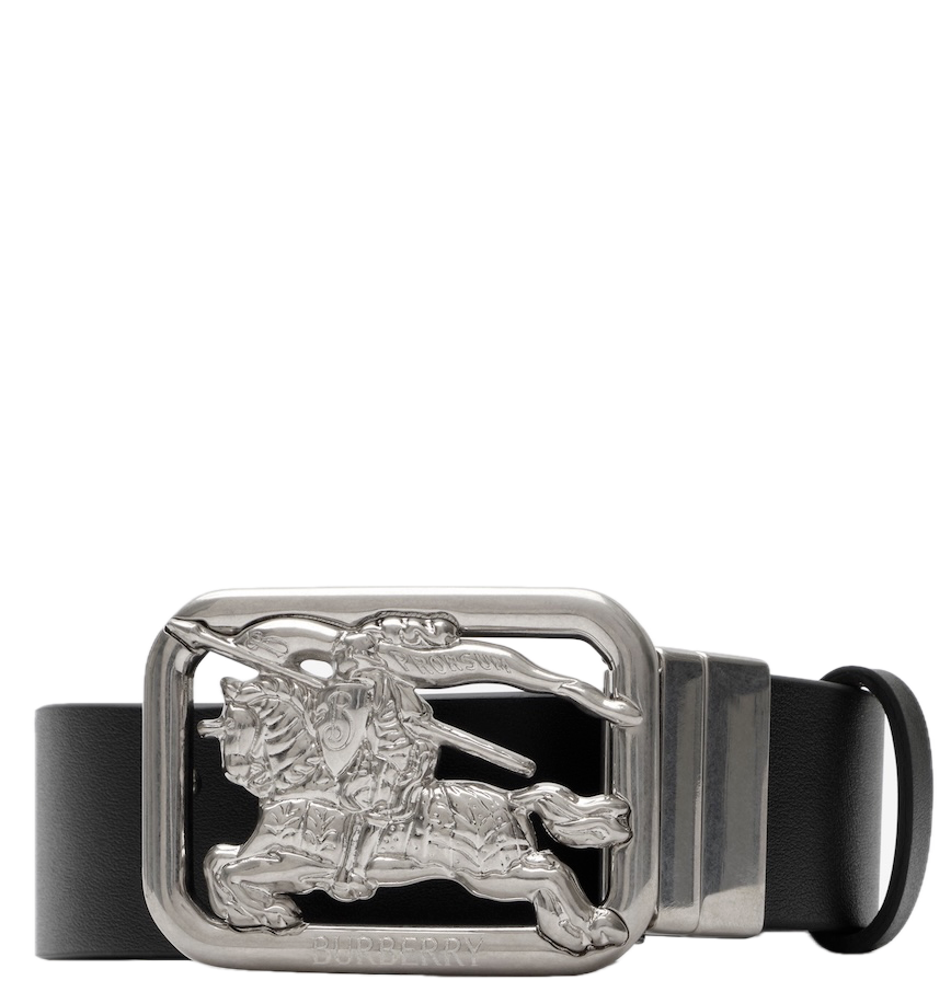  Thắt Lưng Nam Burberry Leather Rider Belt 'Black' 