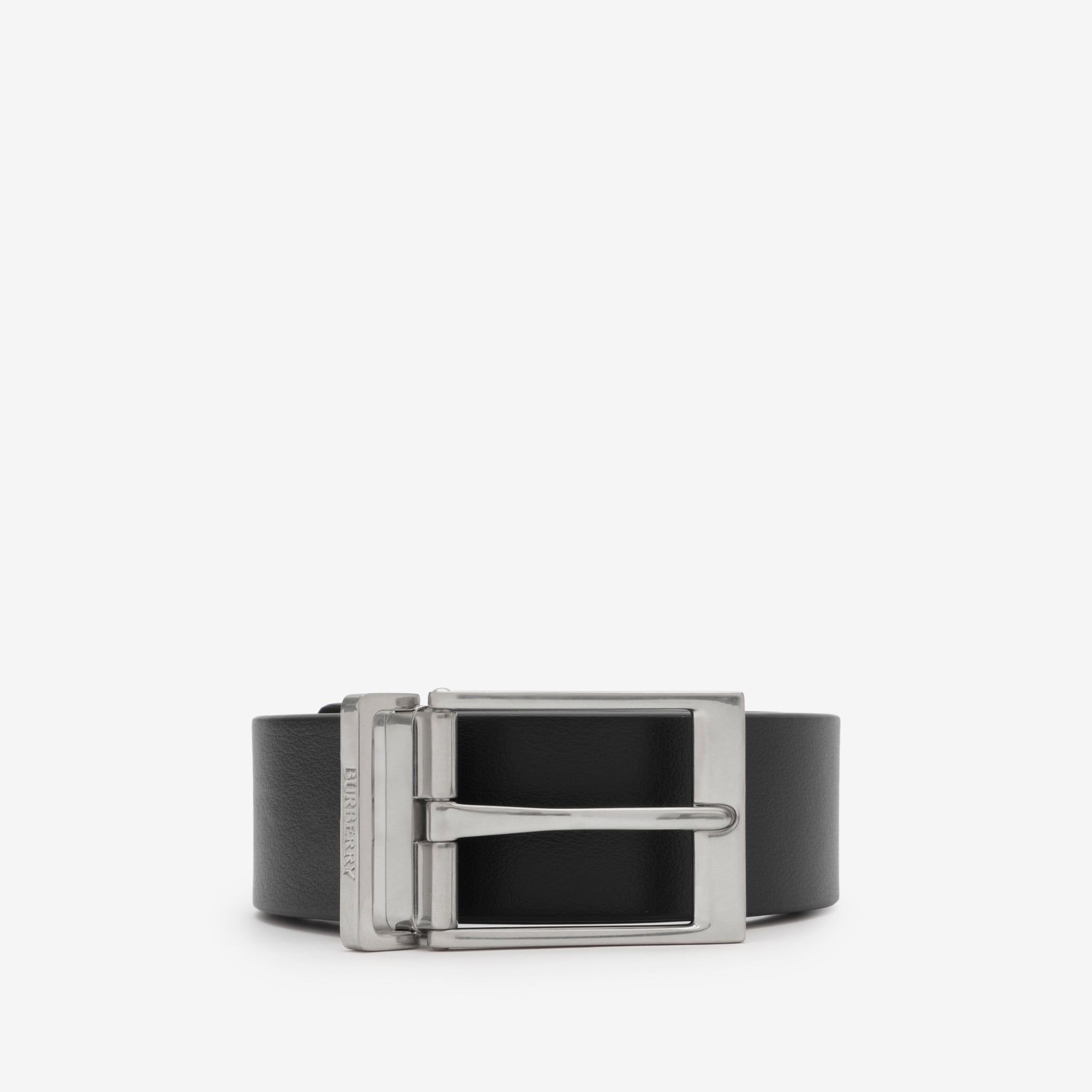  Thắt Lưng Nam Burberry Reversible Check Belt 'Grey' 