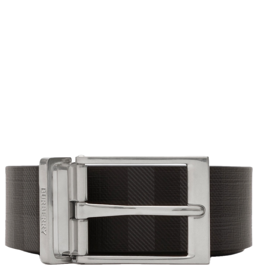  Thắt Lưng Nam Burberry Reversible Check Belt 'Grey' 