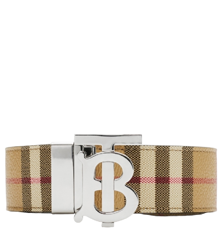  Thắt Lưng Nam Burberry Reversible Check TB Belt 'Beige' 