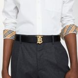  Thắt Lưng Nam Burberry Reversible Check TB Belt 'Beige' 