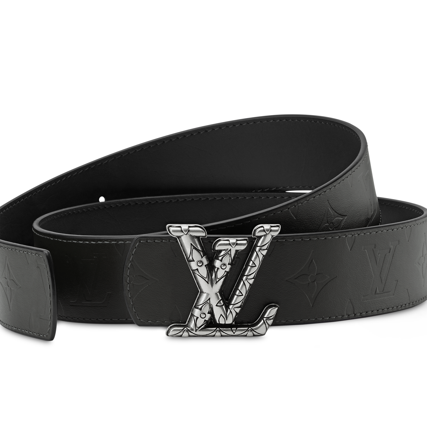  Thắt Lưng Nam Louis Vuitton Dimension Drift 40MM Belt 'Black' 