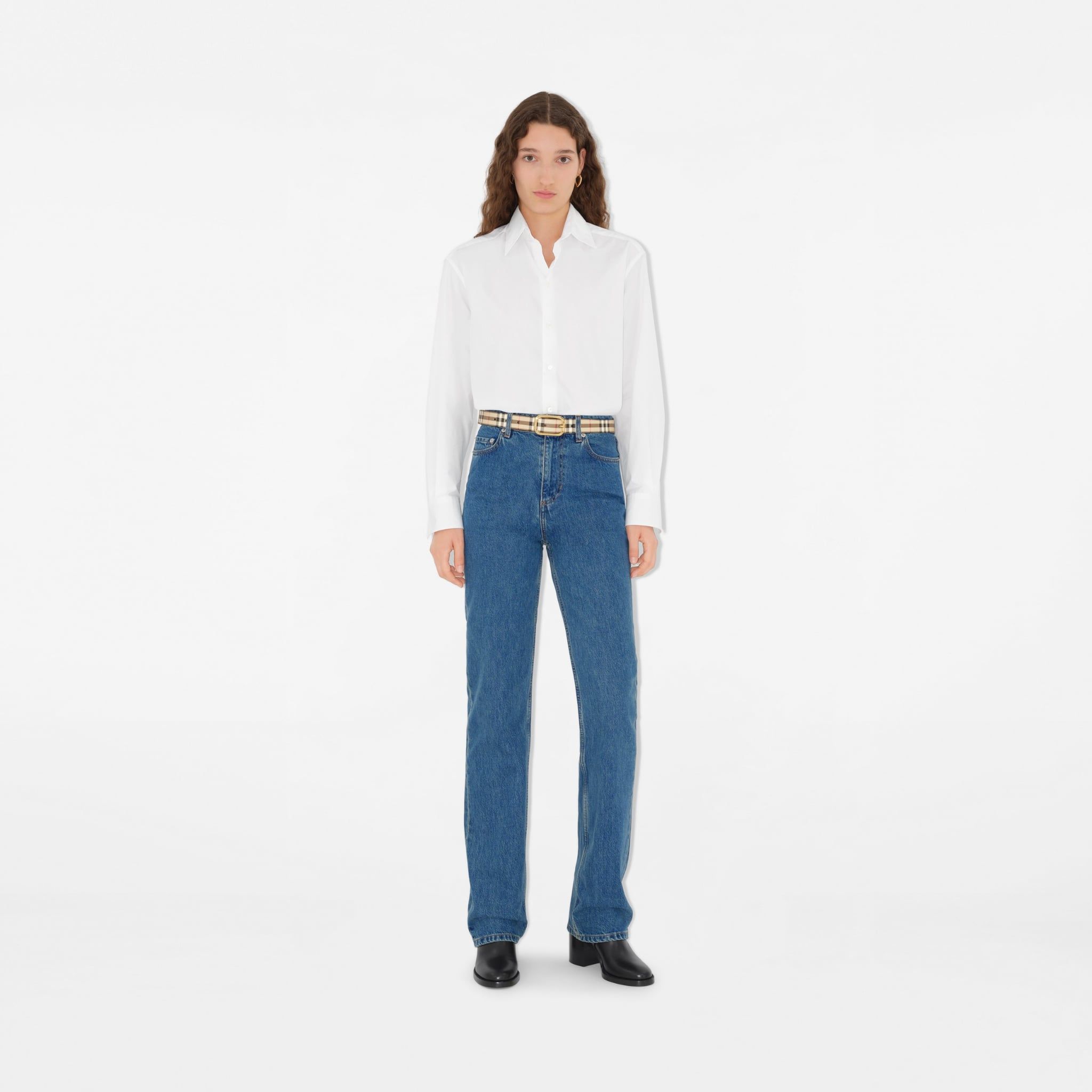  Thắt Lưng Nữ Burberry Check Belt 'Beige' 