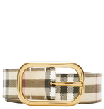  Thắt Lưng Nữ Burberry Check Belt 'Beige' 