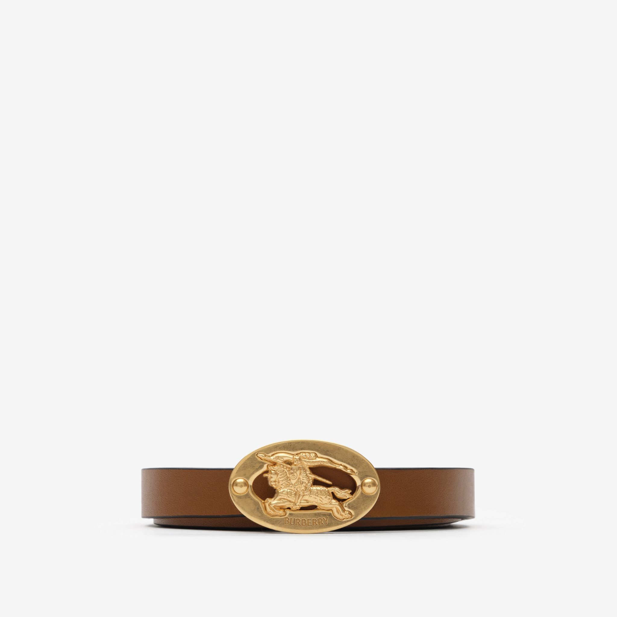  Thắt Lưng Nữ Burberry Leather Oval Belt 'Black' 