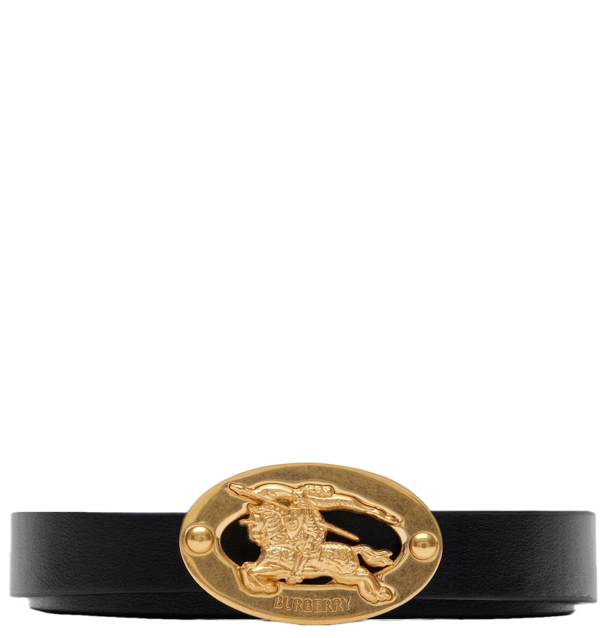  Thắt Lưng Nữ Burberry Leather Oval Belt 'Black' 