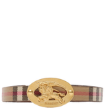  Thắt Lưng Nữ Burberry Thin Check Oval Belt 'Beige' 
