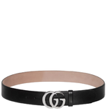  Thắt Lưng Nữ Gucci Flat Marmont Belt 'Black' 