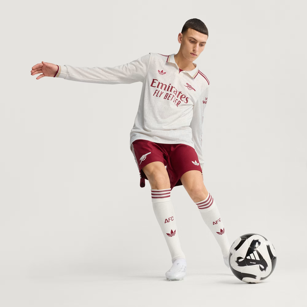  Áo Adidas Arsenal 25/26 'White Red' 