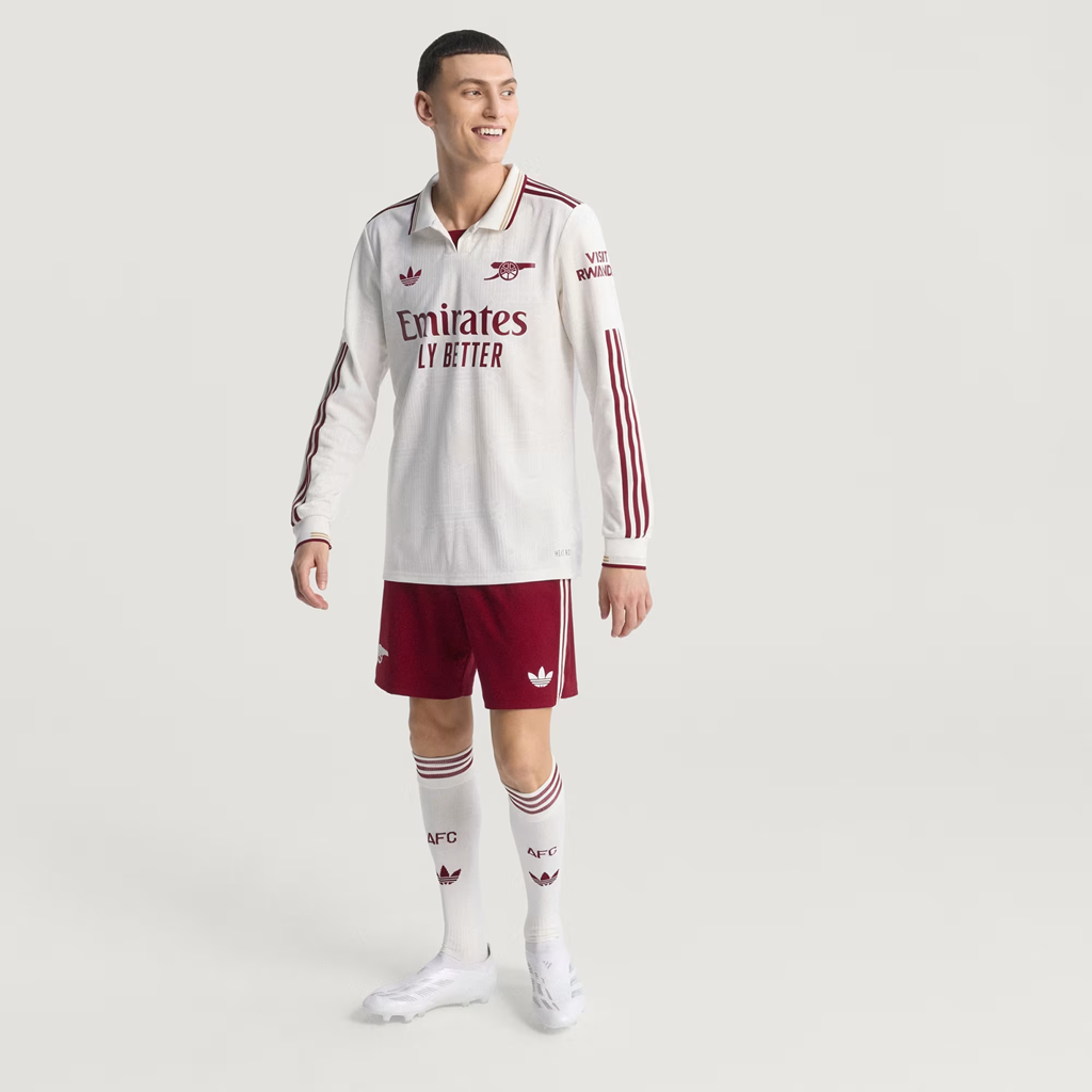  Áo Adidas Arsenal 25/26 'White Red' 