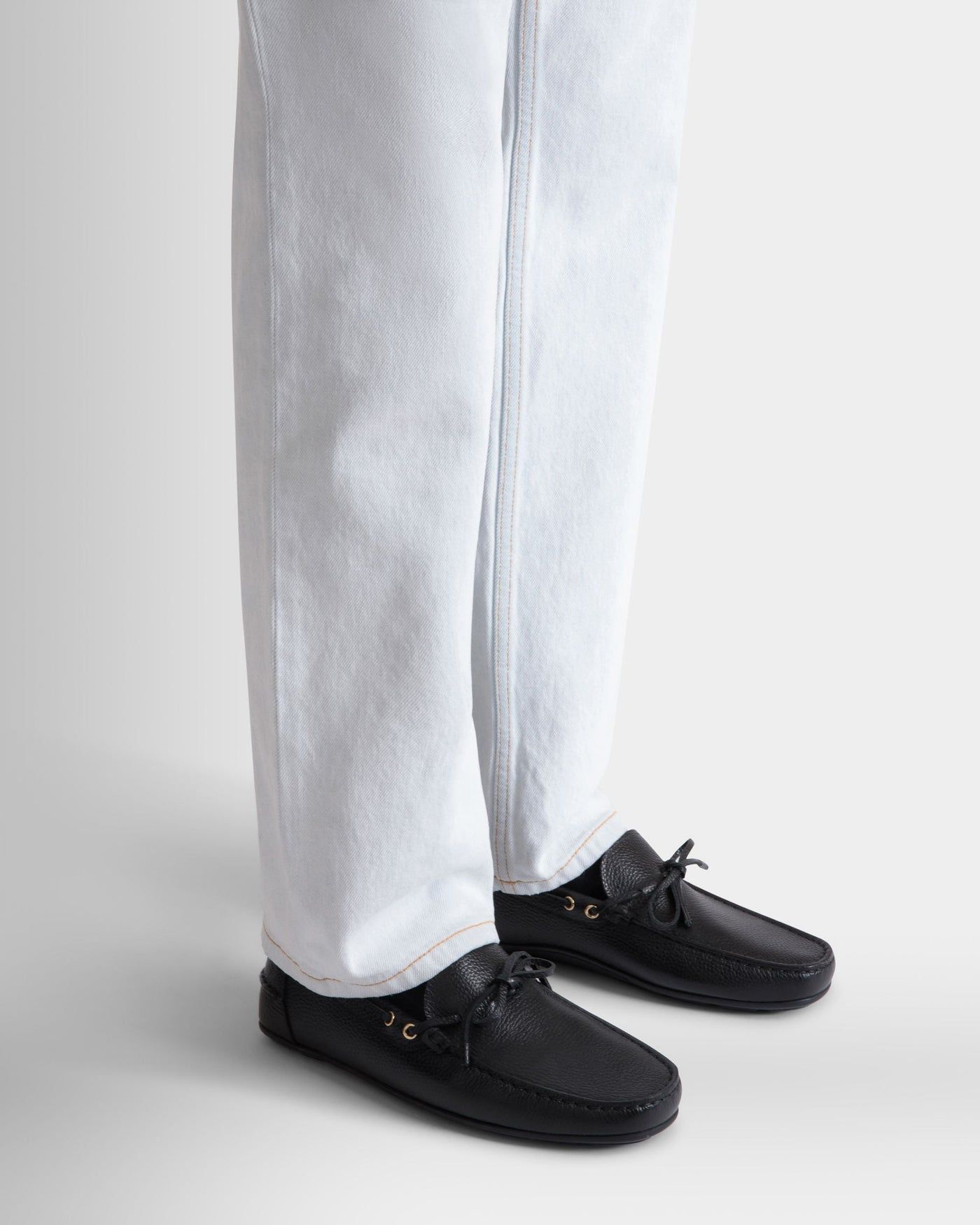  Giày Nam Bally Clay Driver 'Black' 