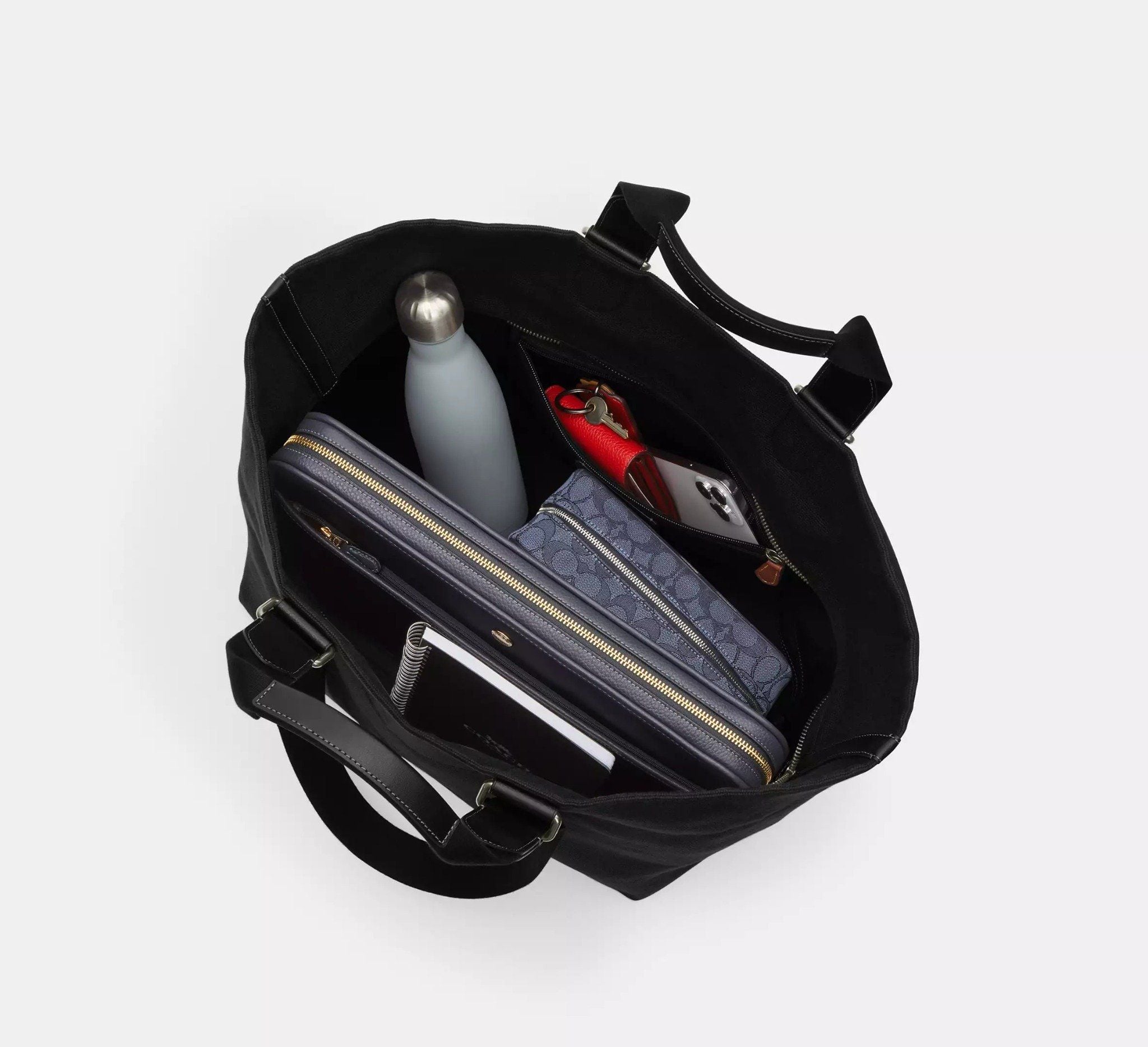  Túi Coach Tour Tote Bag 'Black' 