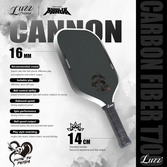 Vợt Pickleball Luzz Kung Fu Panda Cannon 