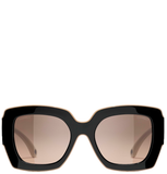  Kính Chanel Sunglasses 'Black' 