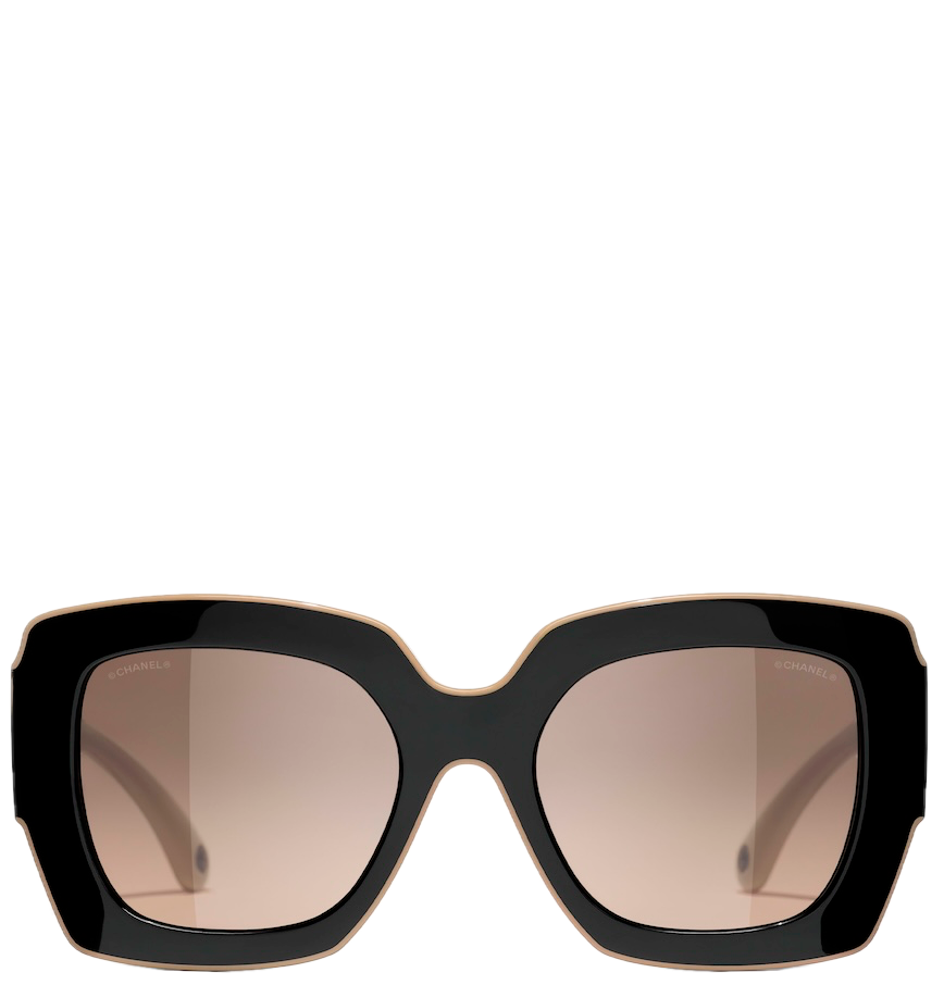  Kính Chanel Sunglasses 'Black' 
