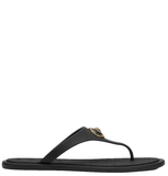  Dép Nữ Versace Alia Rubber Flat Sandals 'Black' 