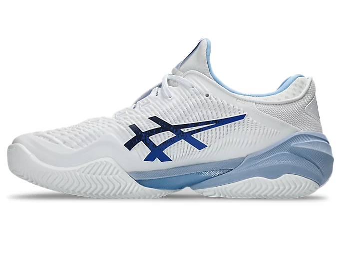  Giày Nam Asics Court FF 3 Novak Clay 'White Tuna Blue' 