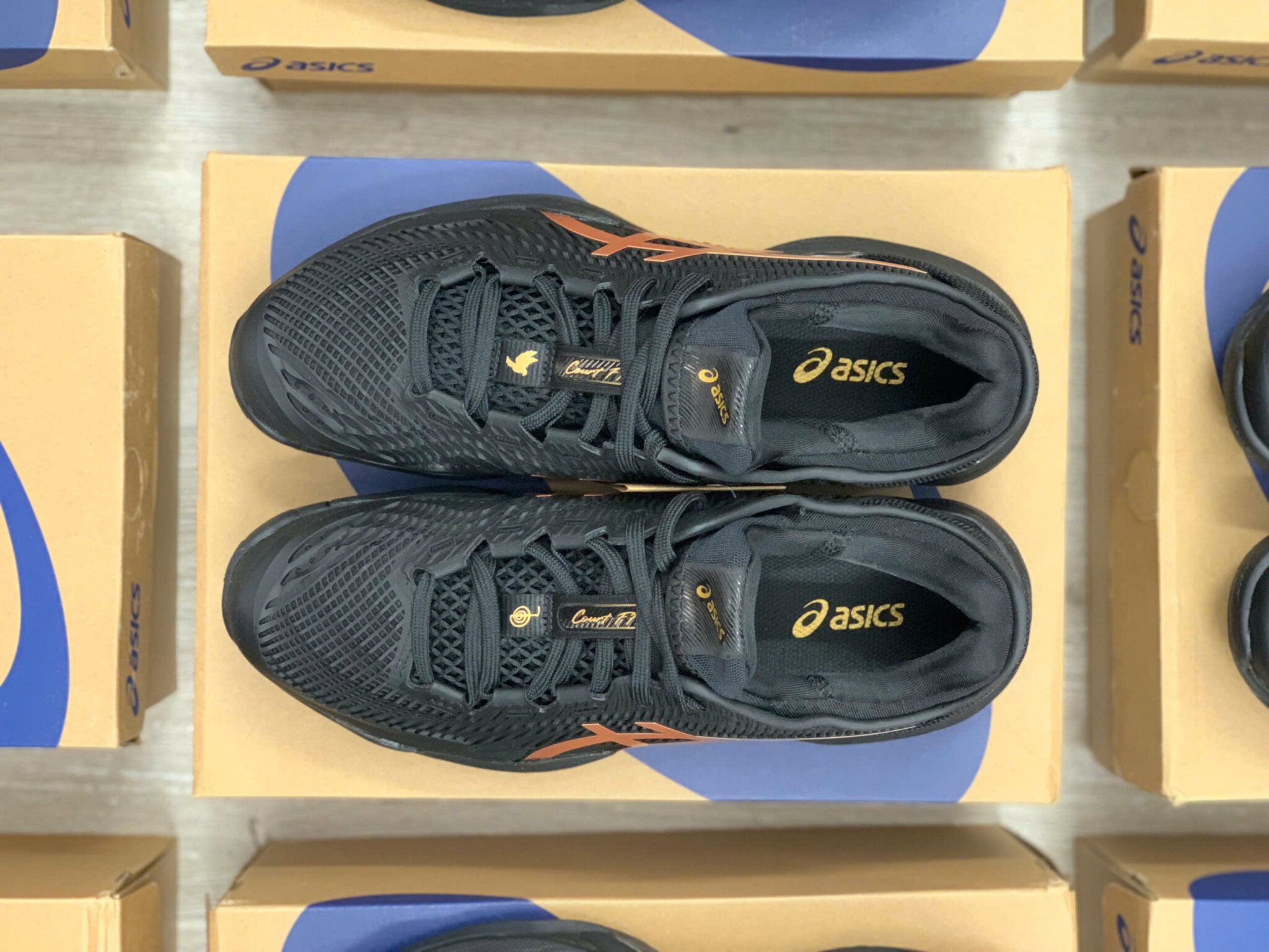  Giày Nam Asics Court FF 3 Novak Night Energy 'Black' 