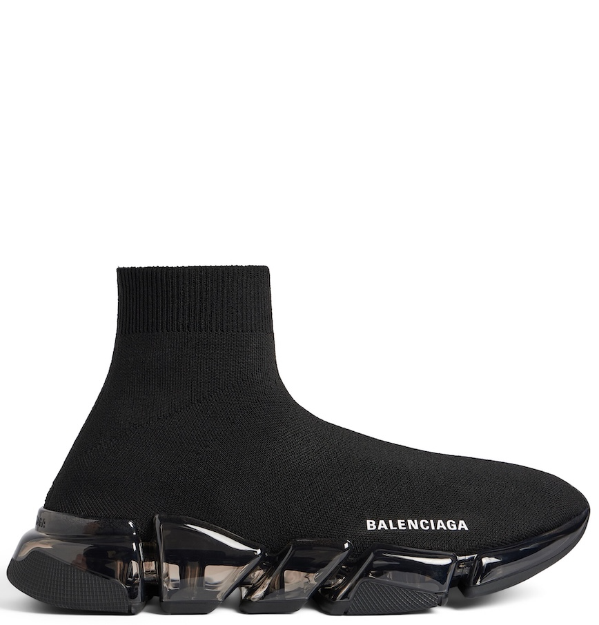  Giày Nam Balenciaga Speed 2.0 Recycled Knit Trainers 'Black' 