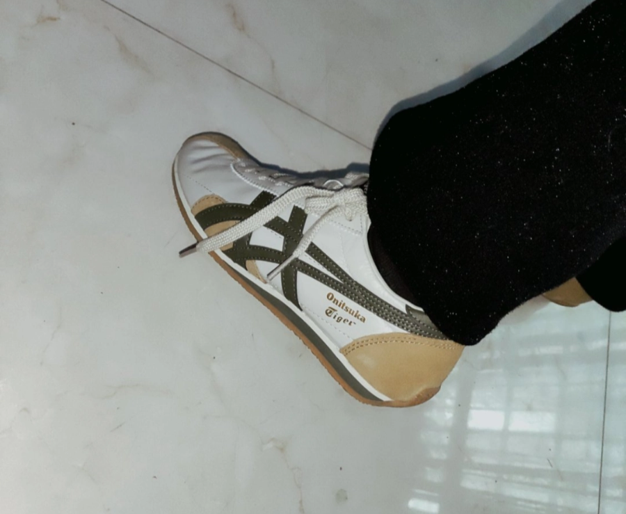  Giày Nam Onitsuka Tiger Runspark 'Beige Olive Mustard' 