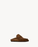  Giày Nữ Saint Laurent Le Loafer Mules 'Dark Havana' 