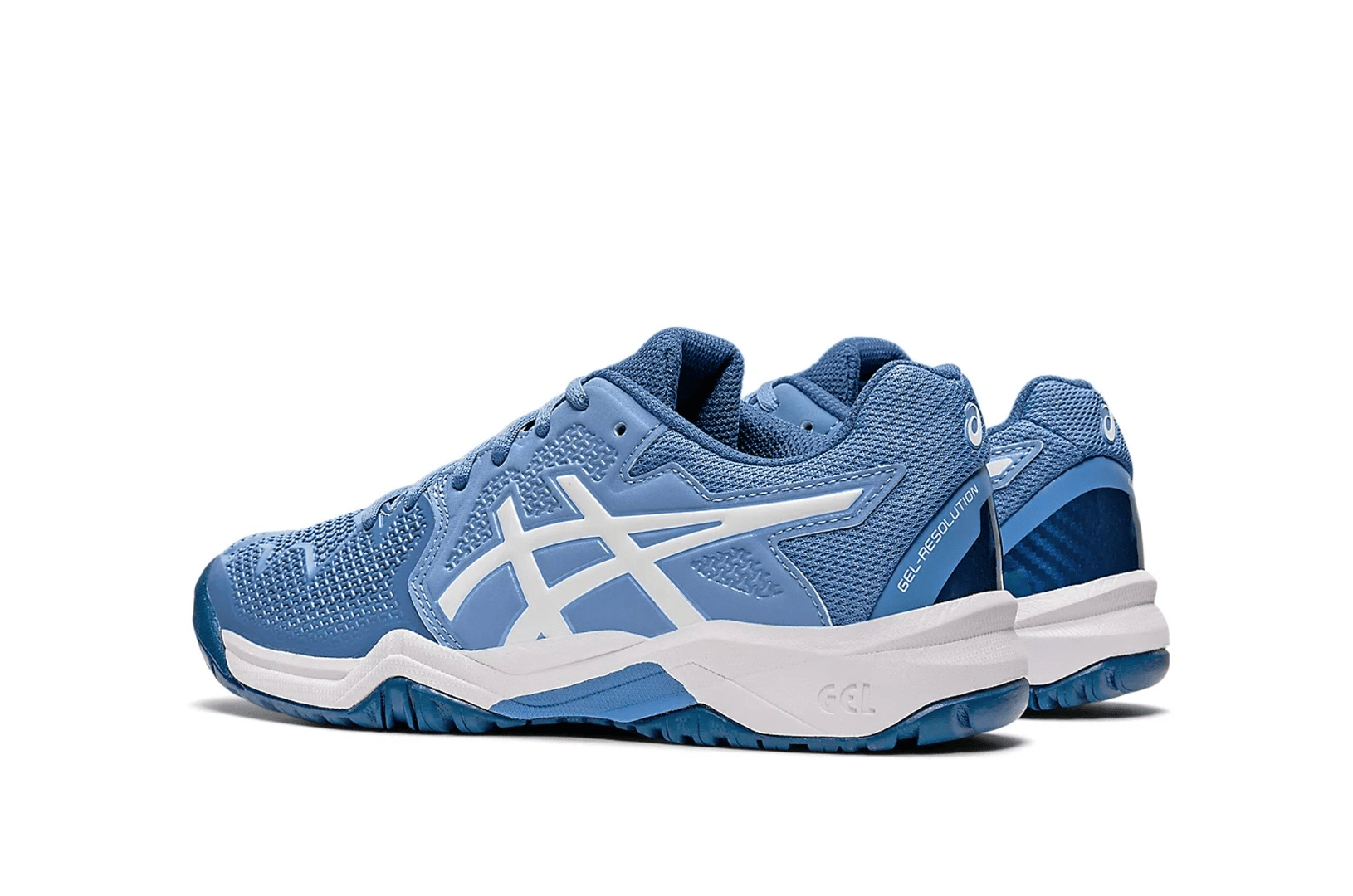  Giày Nữ Asics Gel Resolution 8 GS 'Blue Harmony White' 