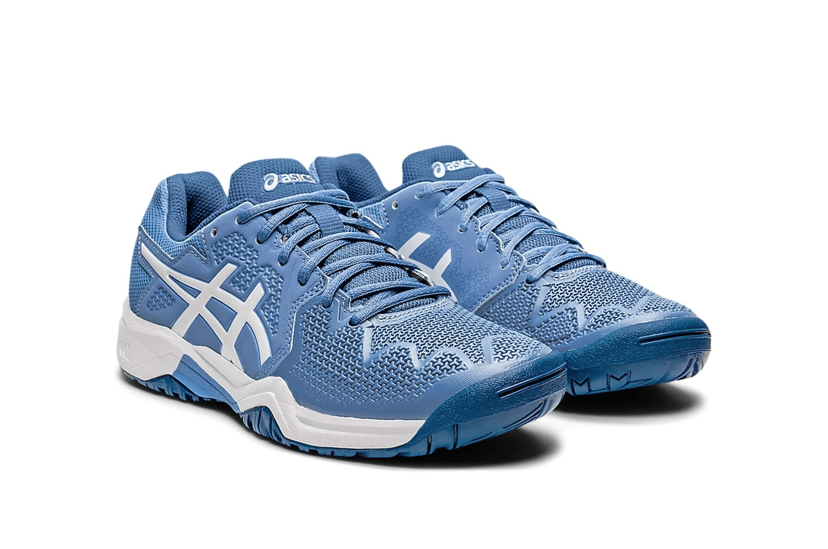  Giày Nữ Asics Gel Resolution 8 GS 'Blue Harmony White' 