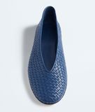  Giày Nữ Bottega Veneta Rosa Ballerina 'Blu Venezia' 