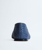  Giày Nữ Bottega Veneta Rosa Ballerina 'Blu Venezia' 