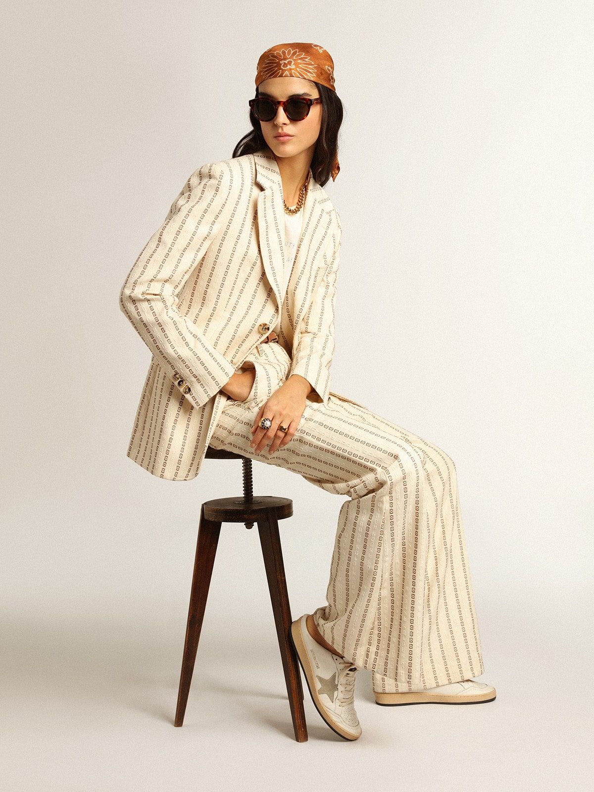  Giày Nữ Golden Goose Ball Star Sabots 'White' 