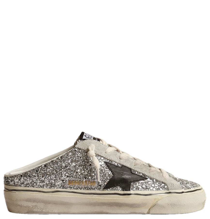  Giày Nữ Golden Goose Super-Star Sabot 'Silver' 