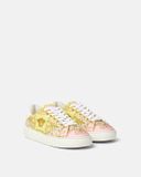  Giày Nữ Versace Greca Printed Trainers 'Pink' 