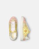  Giày Nữ Versace Greca Printed Trainers 'Pink' 