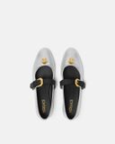  Giày Nữ Versace La Medusa Ballerinas 'Silver' 