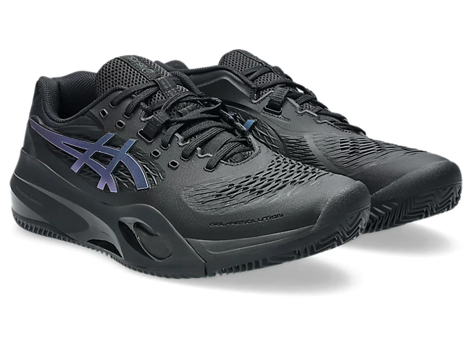  Giày Nam Asics Gel-Resolution X 'Clay Energy Black Prism Blue' 