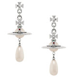  Khuyên Tai Nữ Vivienne Westwood Pearl Drop 'Pearl' 