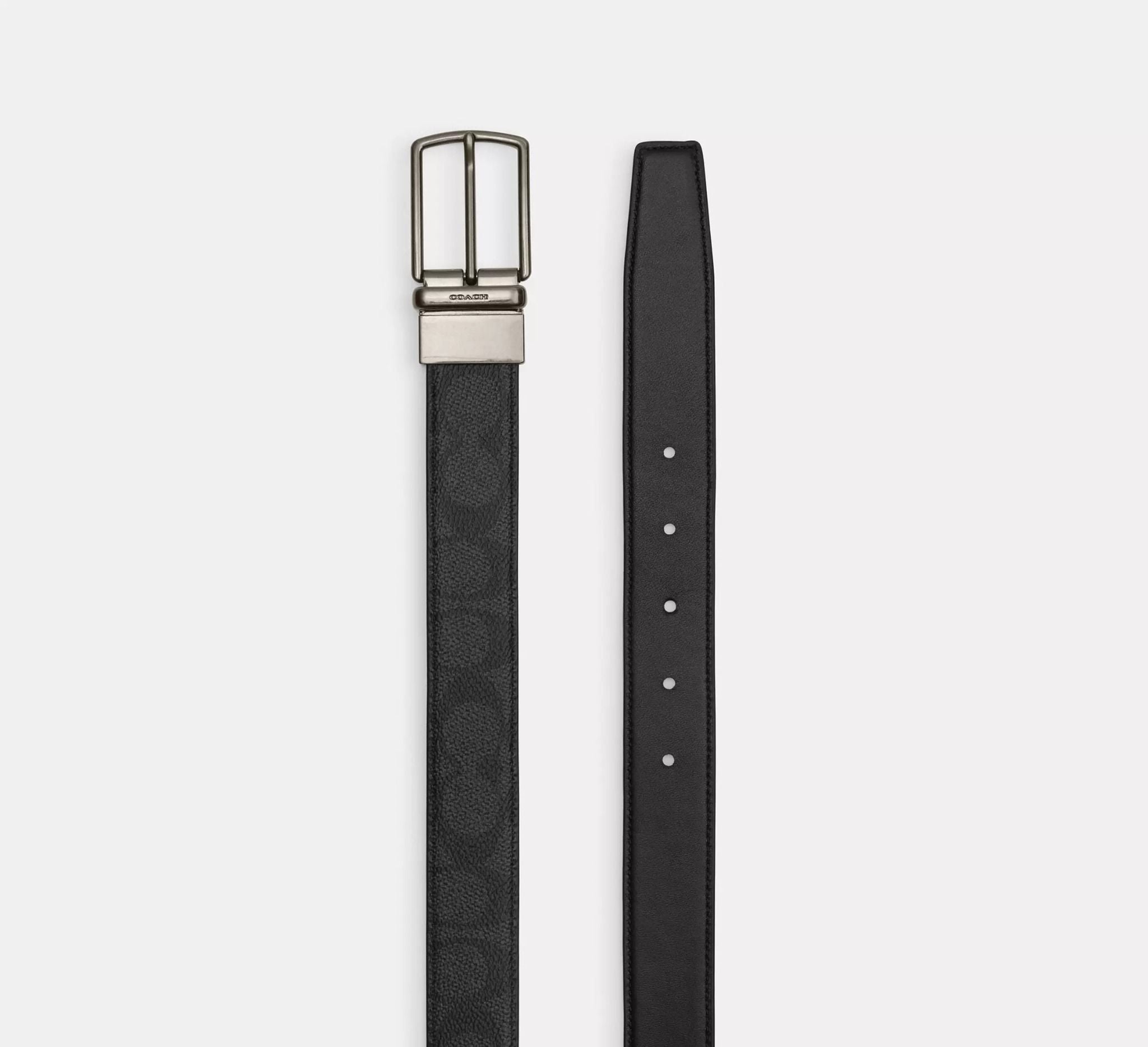  Thắt Lưng Coach Harness Buckle Cut To Size Belt 'Black' 