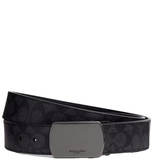  Thắt Lưng Nam Coach Plaque Buckle Reversible Belt 'Black' 